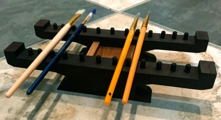 Органайзер для пензлів "Траниста" венге Миколаїв - фото 1