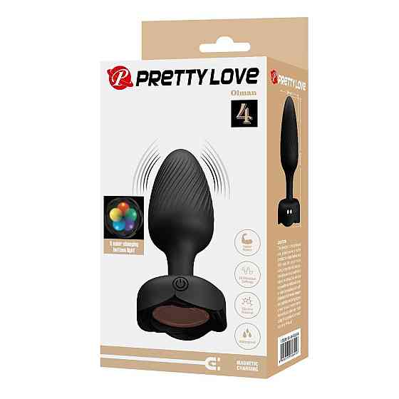 Анальна пробка - Pretty Love Olman Black Sex Aura Київ