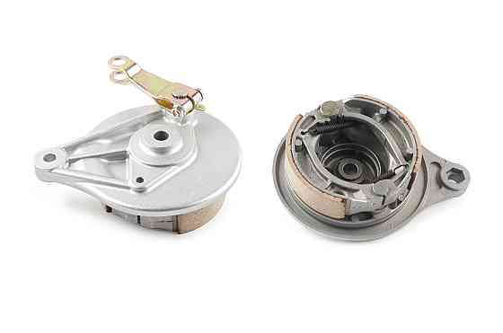 Кришка барабана гальмівного (зад) мопед Дельта (+колодки) Мукачево