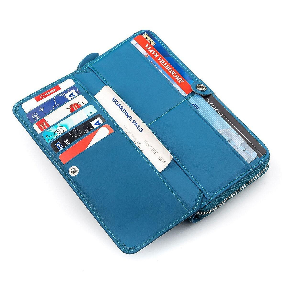 Гаманець жіночий Boston 18479 (B202) оригінальний Блакитний Київ - фото 5