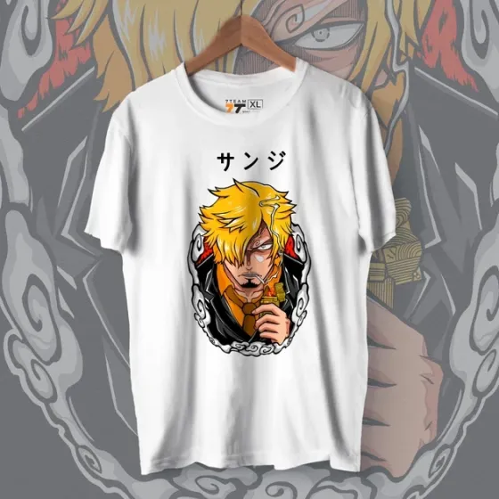 Футболка чоловіча з  принтом Ван Пис Санджи W Розмір 48 Anime0030 Дніпро