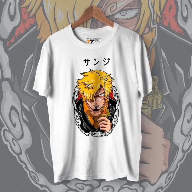 Футболка чоловіча з  принтом Ван Пис Санджи W Розмір 48 Anime0030 Дніпро - фото 1