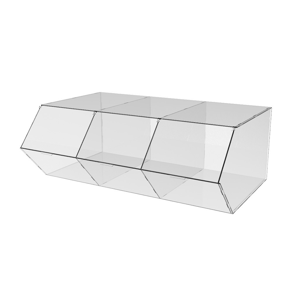 Диспенсер  EKOSTAR для конфет сухофруктов 3 ячейки Киев - изображение 2