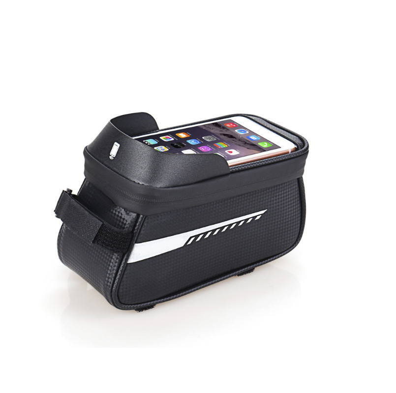 Велосипед сумка для смартфона на раму Wheel Up чорна Бровари - фото 4