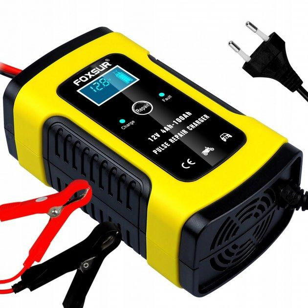 Автомобильное зарядное устройство для аккумулятора Foxsur 12V 5A Винница - изображение 3