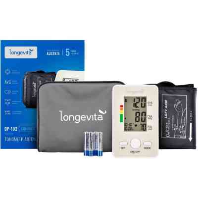 Тонометр Longevita Авт.вимір.артер.тиску LONGEVITA BP-102 Авт. вимір. артер. тиску (BP-102) Вінниця