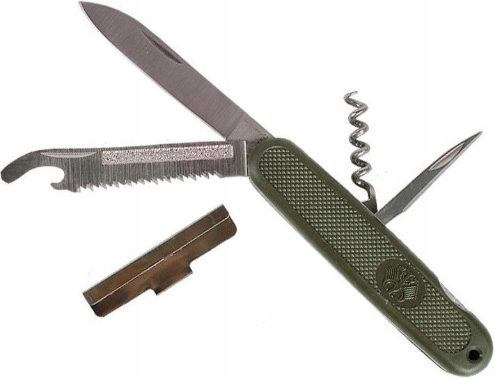 Багатофункціональний Складаний Ніж - Мультитул 7в1 з чохлом Mil-Tec "Бундесвер" (15337000) Нержавіюча сталь Нововолинськ - фото 2