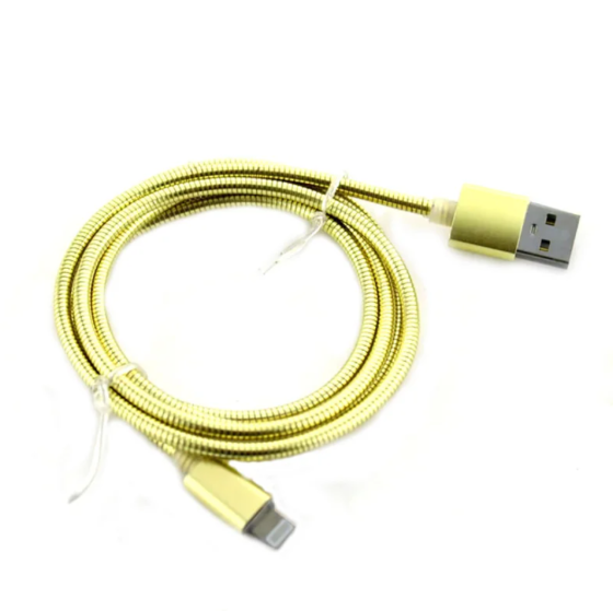 Кабель USB – Lightning AR72 Spring 1 м, металлический, усиленный кабель для зарядки и передачи данных Одесса