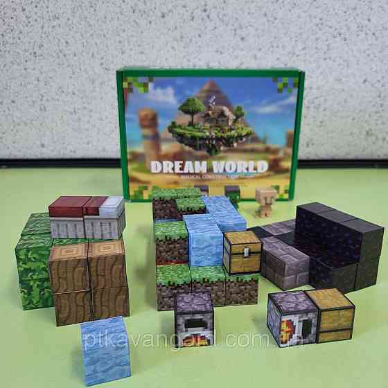 Конструктор магнітний Майнкрафт 72 магнітних блоков Dream World LZCK 067 Хмельницький
