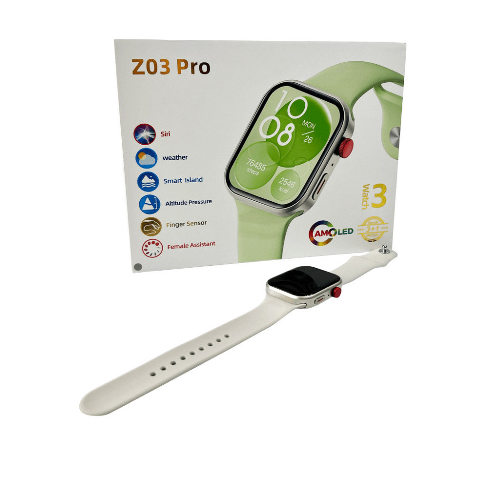 Смарт-годинник Fendior Z03 Pro 49mm, срібний Київ - фото 5