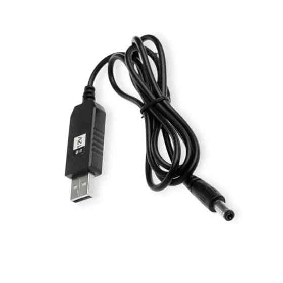 Кабель для перетворення напруги з 5V на 12V 0.5А 5.5 х 2.1 мм DC для роутера Мукачево