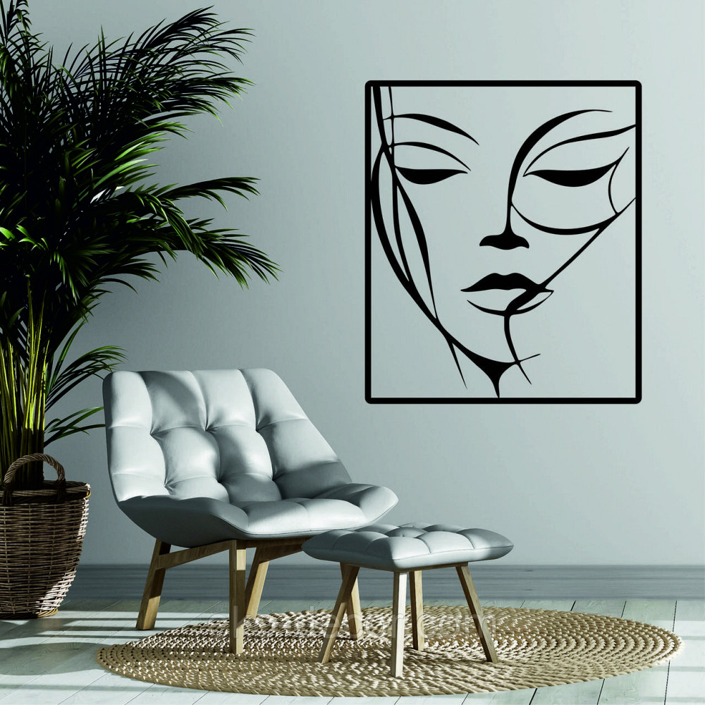 Декоративне настінне 3D Панно «Жіночий Образ», Декор на стіну з об'ємом Київ - фото 1