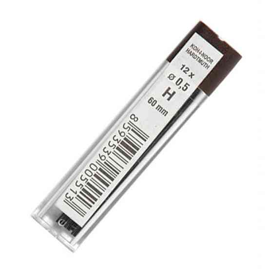 Грифель для механічного олівця Koh-i-Noor 4152.H, 0.5 мм, 12шт (415200H005PK) Вінниця