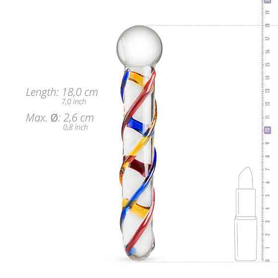 Скляний дилдо Gildo Glass Dildo No. 10 Sex Aura Київ