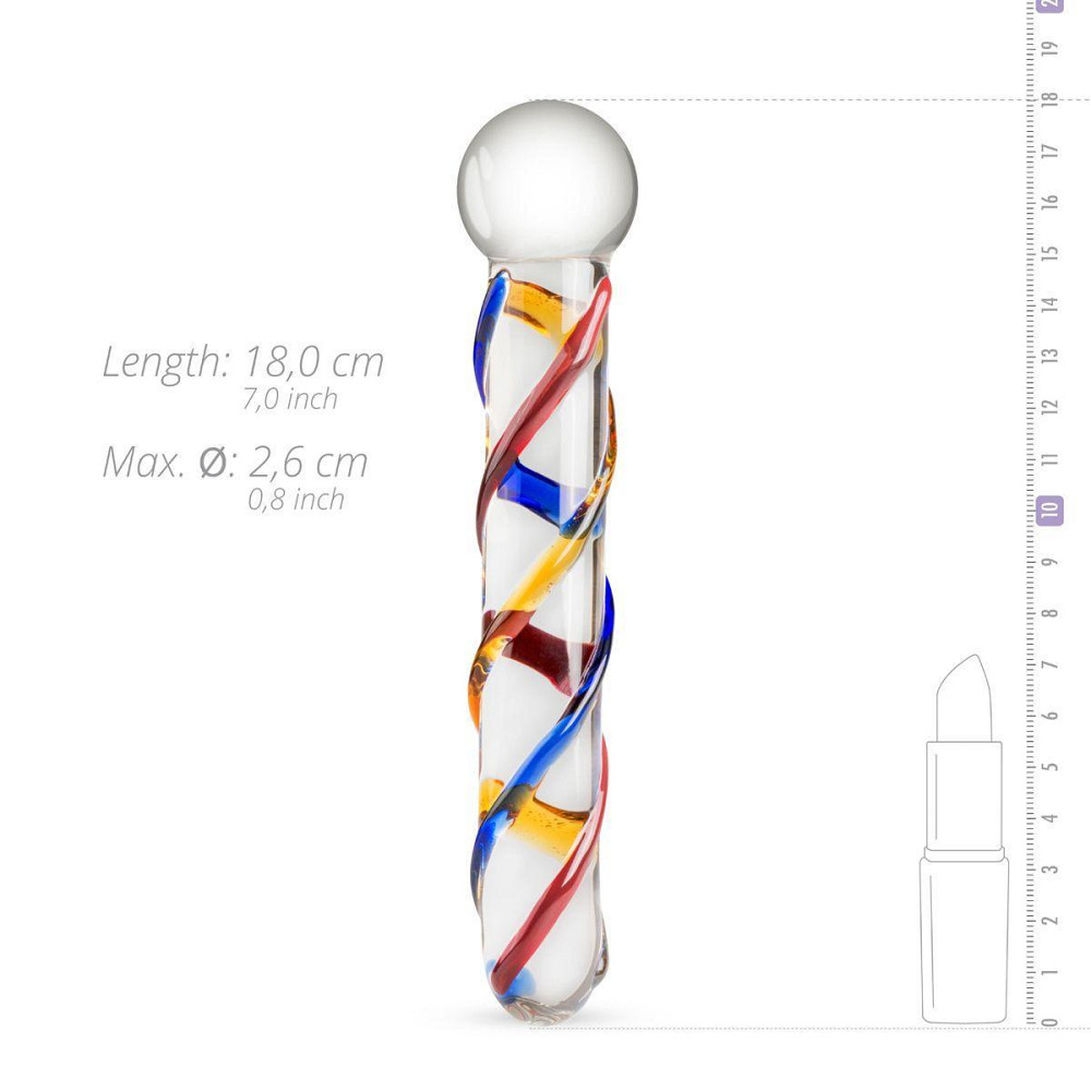 Скляний дилдо Gildo Glass Dildo No. 10 Sex Aura Київ - фото 2