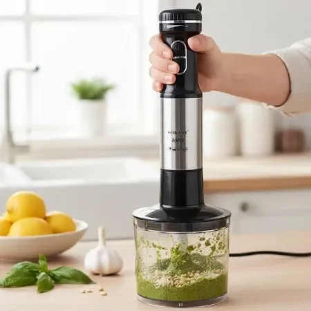 Блендер 4 в 1 SK-768-4, 800 Вт, ручной блендер, измельчитель, венчик, многофункциональный Одесса - изображение 2