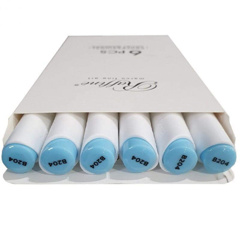 Скетч-маркер двосторонній "Marco" Raffine Baby blue (B204) 7800-6CB, шт Київ - фото 1