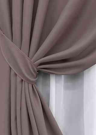 Комплект готовых штор VR-Textil Bagema Rvs № 1245ш Пудровый 150х295 см 2 шт (33-0816) Киев