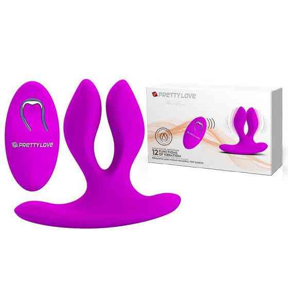 Универсальный вибромассажер для пар Pretty Love «Magic Fingers U» BI-014478W Sex Aura Киев