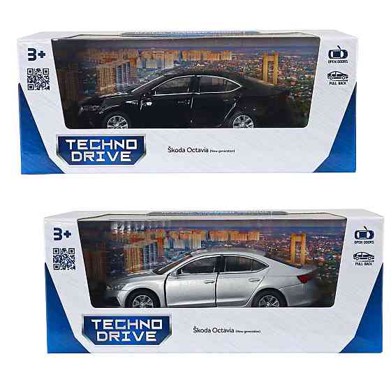 Автомодель - Skoda Octavia (чорний, сріблястий) Дніпро