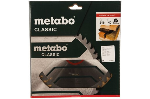 Диск пылающий 216 х 30 (40Т) Metabo Precision cut Classic (628060000) Киев - изображение 10