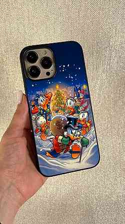 Премиум новогодний чехол со СКРУДЖЕМ на все модели телефонов Iphone, Xiaomi, MEIZU, HUAWEI и Samsung Черновцы