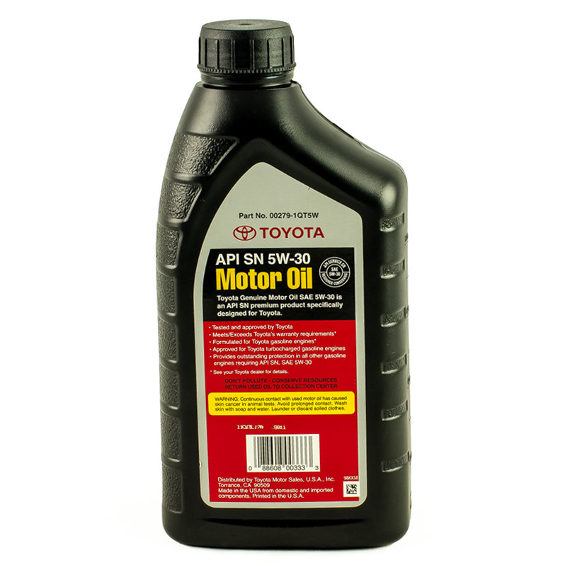 Моторне масло Toyota Motor Oil SM 5W-30 946 мл Львів - фото 2
