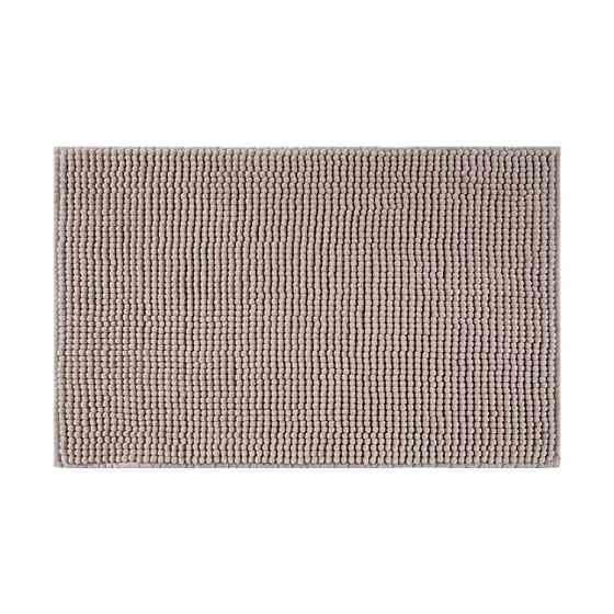 Килимок для ванної кімнати та душу з м'яким ворсом Bathlux 80*50 із спеціального нековзного матеріалу Бежевий Кам'янець-Подільський