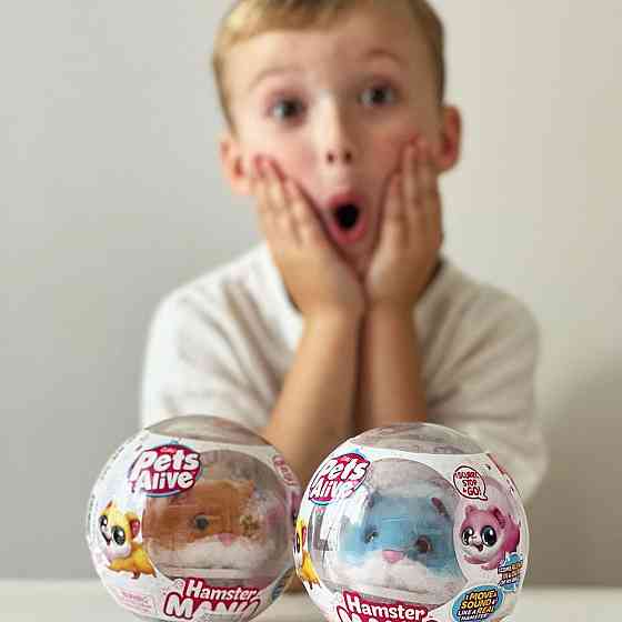 Інтерактивна м'яка іграшка S1 - Кумедний хом'ячок (помаран.) Дніпро