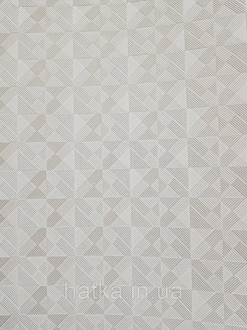 Шпалери метрові вінілові на флізелін AdaWall Beta метрові однотонні під тканину під льон білий з сірим Київ - фото 2