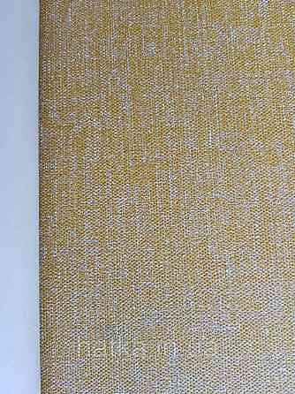 Обои виниловые на флизелине Marburg 31811 New modern однотонные желтые под мешковину Киев