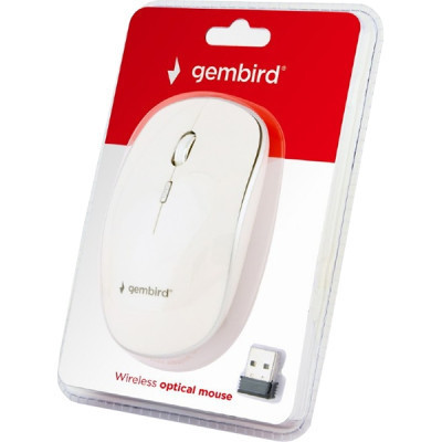 Мишка Gembird MUSW-4B-01-W White (MUSW-4B-01-W) Вінниця - фото 3