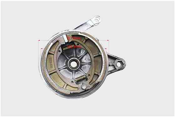 Панель гальмівна задня з колодками на лите колесо Київ
