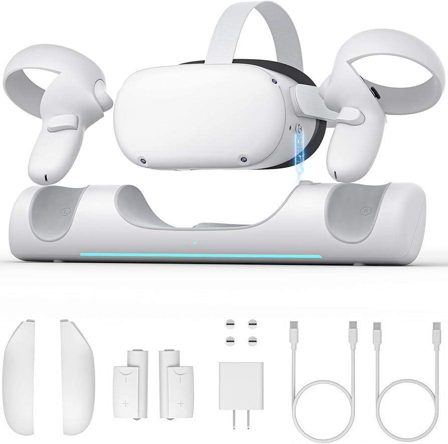 Зарядна док-станція ZYBER BY-330A для Meta Quest 2 Луцк - изображение 1