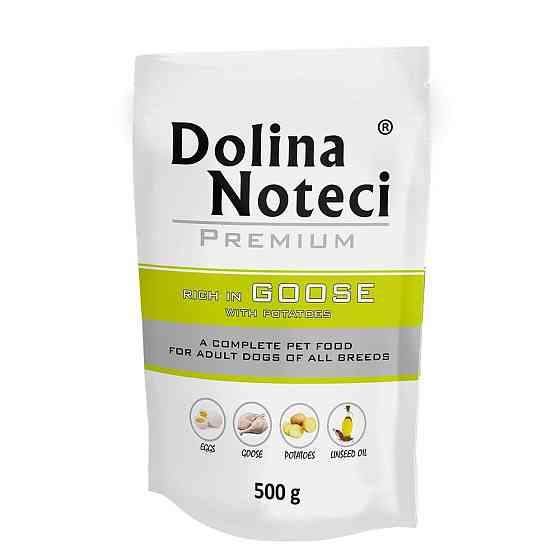 Dolina Noteci Premium (Долина Нотечі) консерву вологий корм для собак з качкою та картоплею 500 г х 10 шт. Запоріжжя