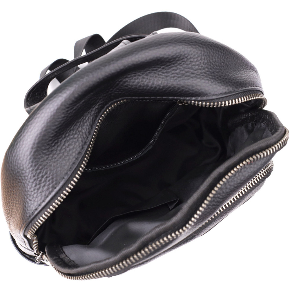 Жіночий рюкзак з натуральної шкіри Vintage 23062 Чорний Київ - фото 7