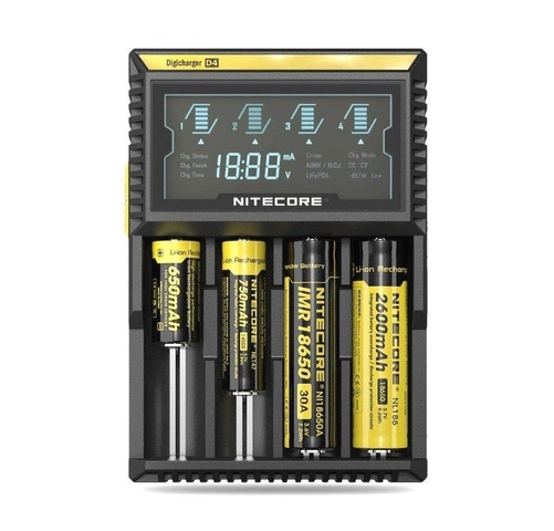 Універсальний зарядний пристрій Nitecore D4 на 4 канали для акумуляторів Вінниця