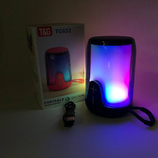 Хорошая bluetooth колонка TG652, Колонка блютуз светящаяся для вечеринки на улице FD-95 Львов - изображение 10