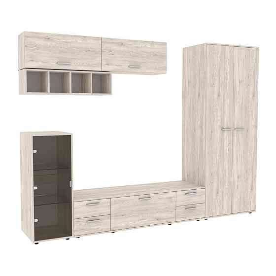 Стенка в гостиную Hugo-1, Самоа Димчастий, 2860х520х2120 Львов