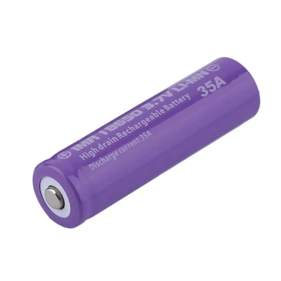 Аккумулятор высокотоковый 18650 IMR 35A 3.7V 2500mAh Li-Mn (Фиолетовый) Винница