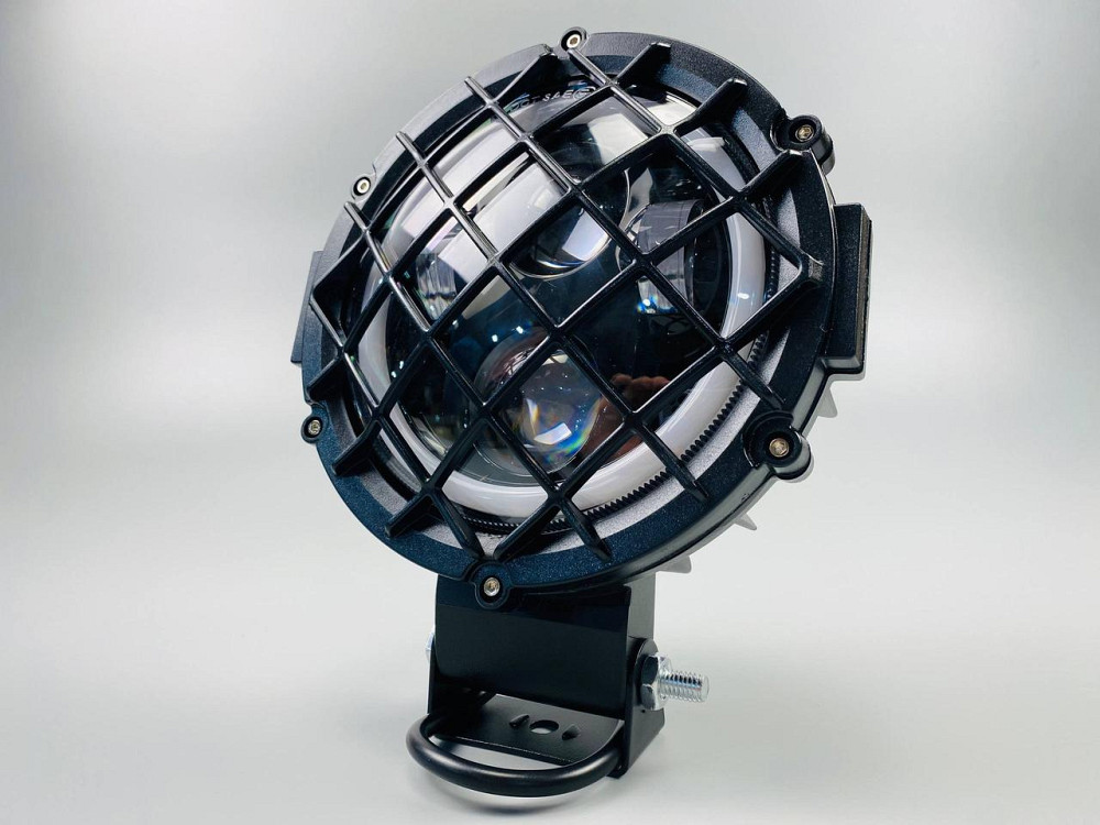 Фара головного світла LED, жовте та біле світло (ближній + дальній + DRL) 5.75 дюйма Мукачево - фото 7