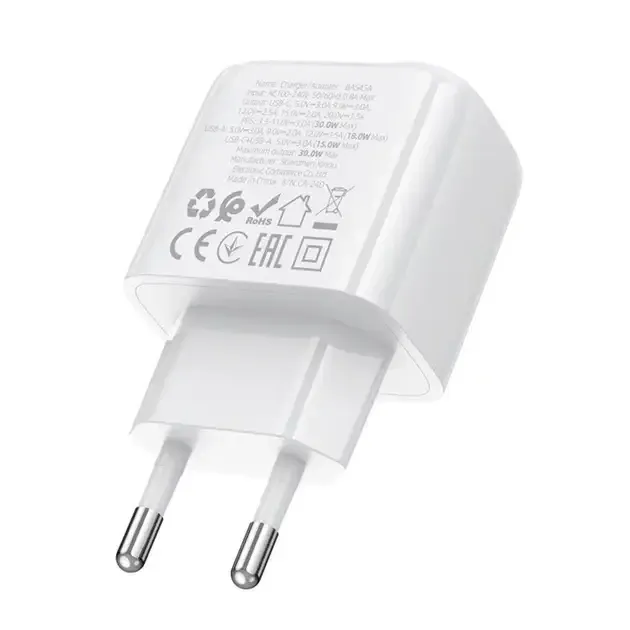 Зарядное устройство 220В 30Вт QC3.0 Borofone Potential BAS45A для портативной техники Киев - изображение 7