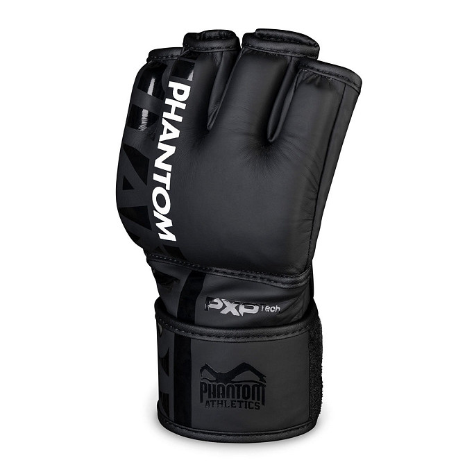 Рукавиці для ММА Phantom APEX Black S/M (капа у подарунок) Кам'янське - фото 3
