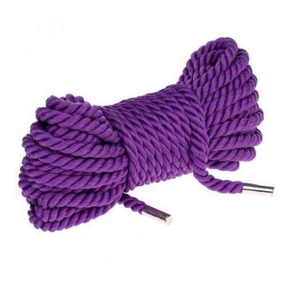 Мотузка для бондажу Premium Silky 10M, Purple Sex Aura Київ
