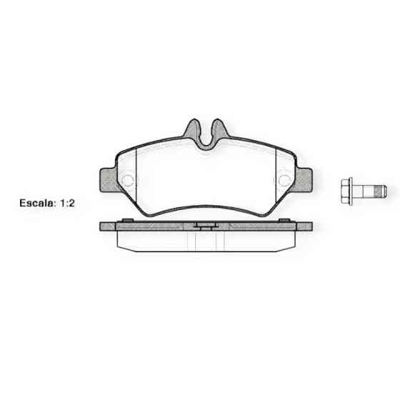 Колодки задні MB Спринтер-Фольцваген Крафтер 06 однокат. гальмівні Мукачево