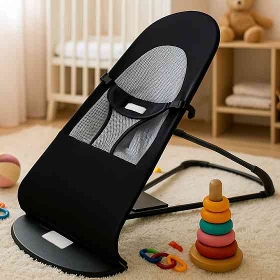 Дитячий шезлонг качалка до 13кг,78×42×39см SBR Київ