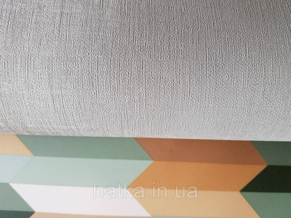 Обои виниловые  Lutece Bensimon однотонные светло бежевые структурные под ткань мелкая точка Киев - изображение 1