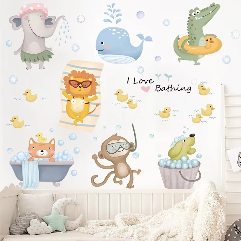 Набор наклеек виниловые на стену в детскую комнату 