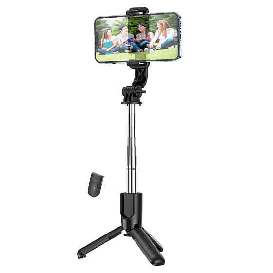 Селфі-монопод HOCO K17 Figure mini live broadcast stand Black Киев