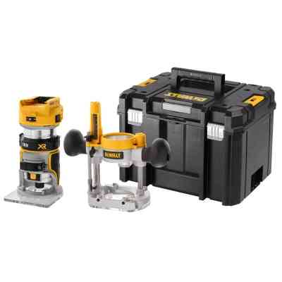 Фрезер DeWALT 18В XR Li-lon, безщітковий, 16000-25500об/хв, цанга 6-8мм, TSTAK (без АКБ та ЗП) (DCW604NT) Вінниця